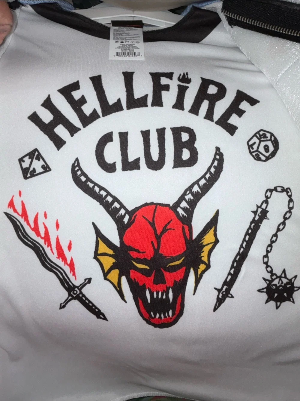 Stranger Things Eddie Hellfire Club Jacket Costume Cosplay Child M (8) - Picture 9 of 14